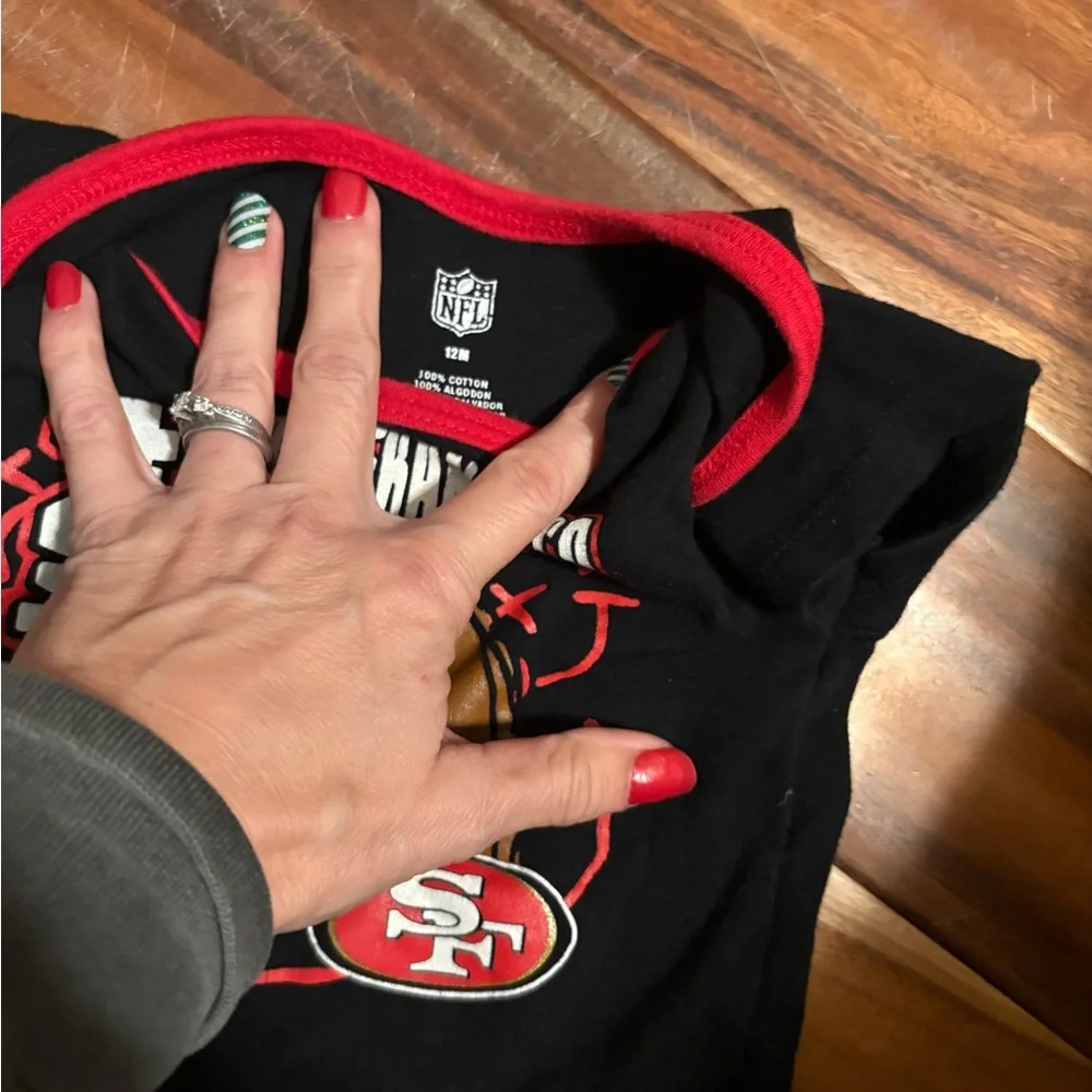 San Francisco 49ers Baby‎ Bodysuit 12M NFL Football Onesie k1